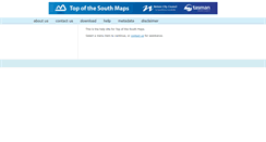 Desktop Screenshot of help.topofthesouthmaps.co.nz